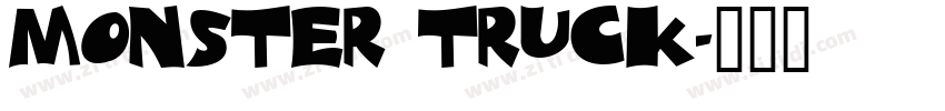 MONSTER TRUCK字体转换